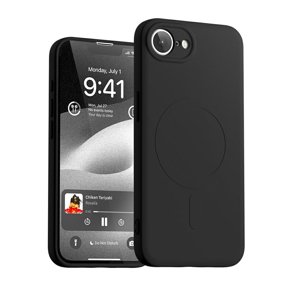 Etui Mercury Semi-Silicone MagSafe do    iPhone 16e czarny