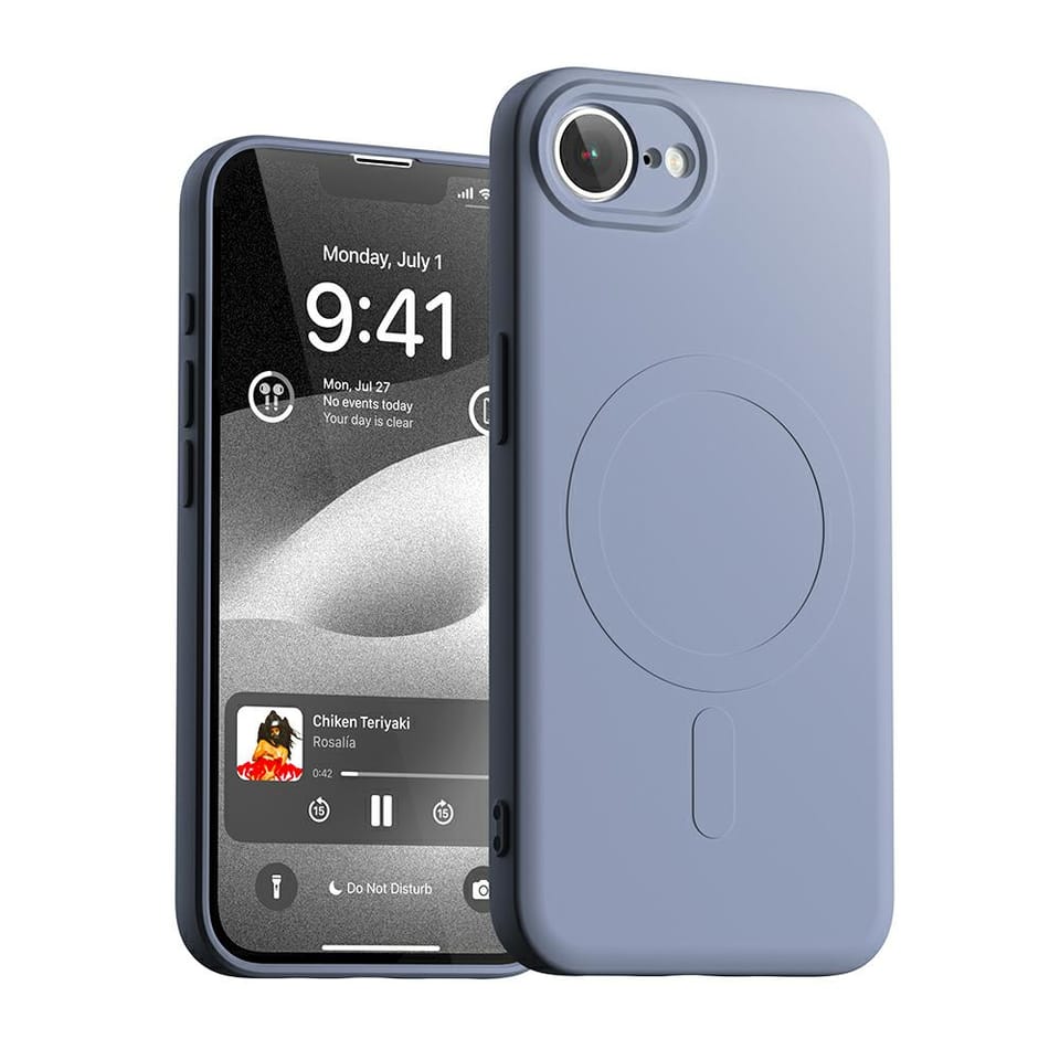 Etui Mercury Semi-Silicone MagSafe do    iPhone 16e liliowy fiolet