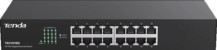 Switch Tenda TEG1016D (16x 10/100/1000Mbps)