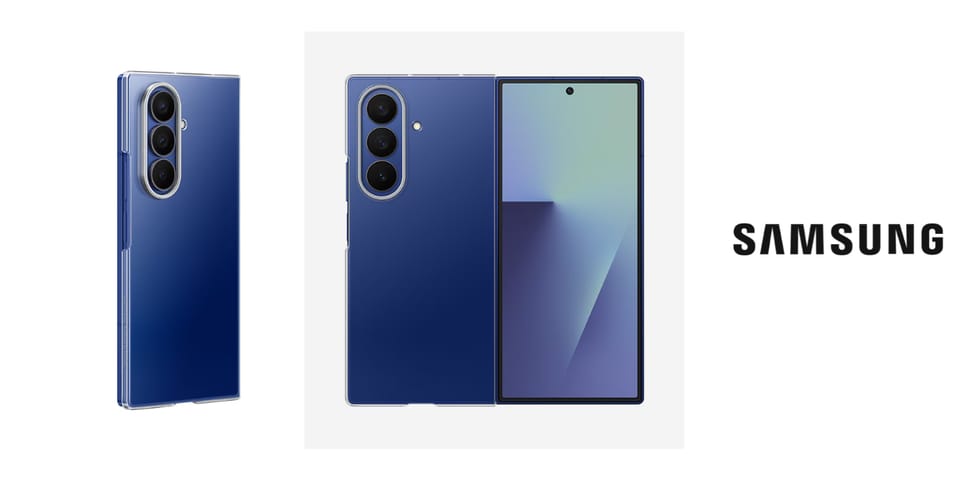 Etui Samsung Clear Case do Galaxy Z      Fold7 przezroczysty