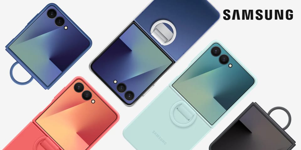 Etui Samsung Ring Case do Galaxy Z Flip7 miętowy