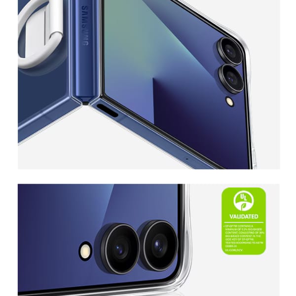 Etui Samsung Ring Case do Galaxy Z Flip7 przezroczysty