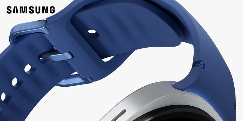 Pasek Samsung Sport do Galaxy Watch8 /   Watch8 Classic (S/M) niebieski