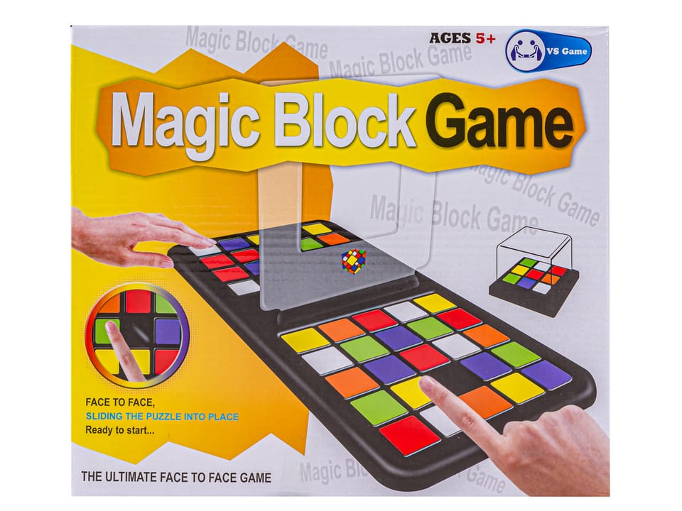 Logiczna gra zręcznościowa Magic Block Game, Łamigłówka, Układanka