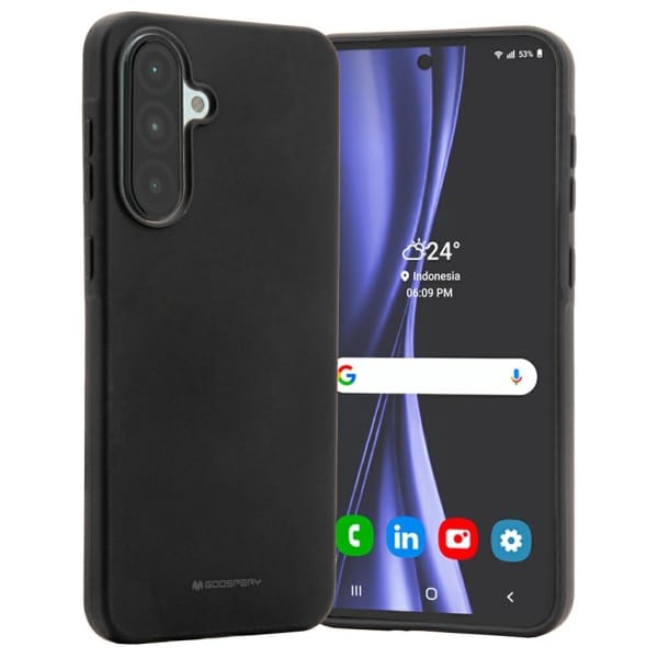 Etui Mercury Soft do Samsung Galaxy A56  czarny