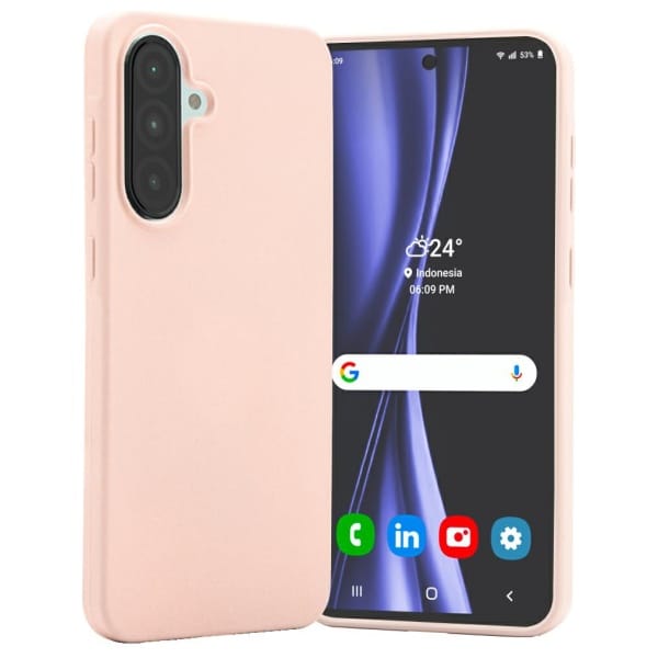 Etui Mercury Soft do Samsung Galaxy A56  różowo-piaskowy
