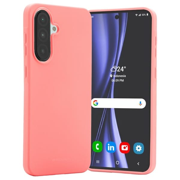 Etui Mercury Soft do Samsung Galaxy A56  różowy