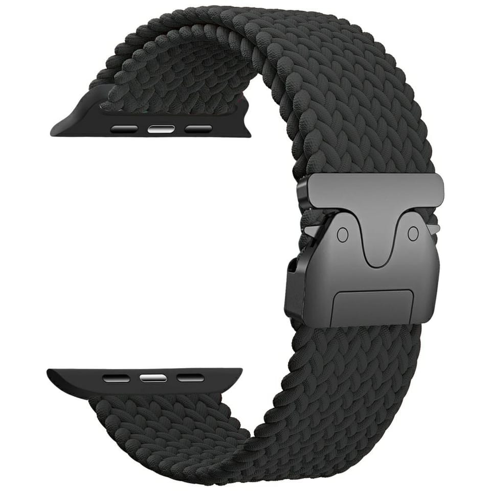 Pasek Beline Woven Nylon Parachute do    Apple Watch 38/40/41mm czarny