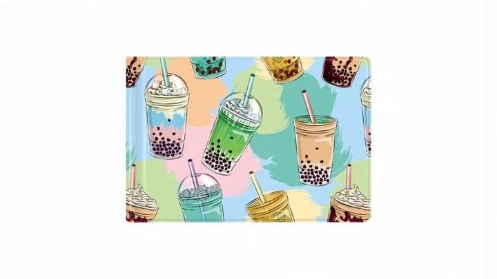 Okładka na dokumenty ucznia mała z nadrukiem BUBBLE TEA OD-31-37 BIURFOL