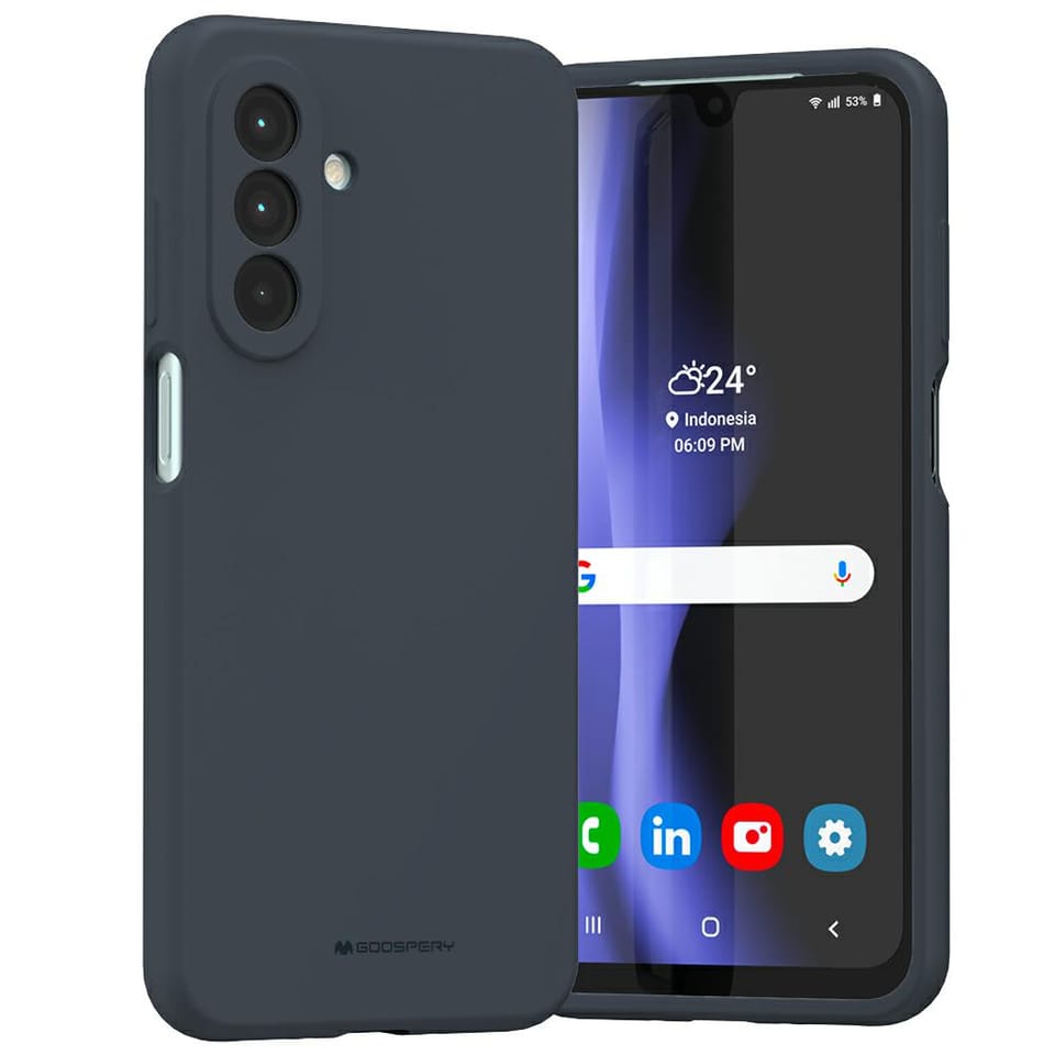 Etui Mercury Silicone do Samsung Galaxy  A26 granatowy
