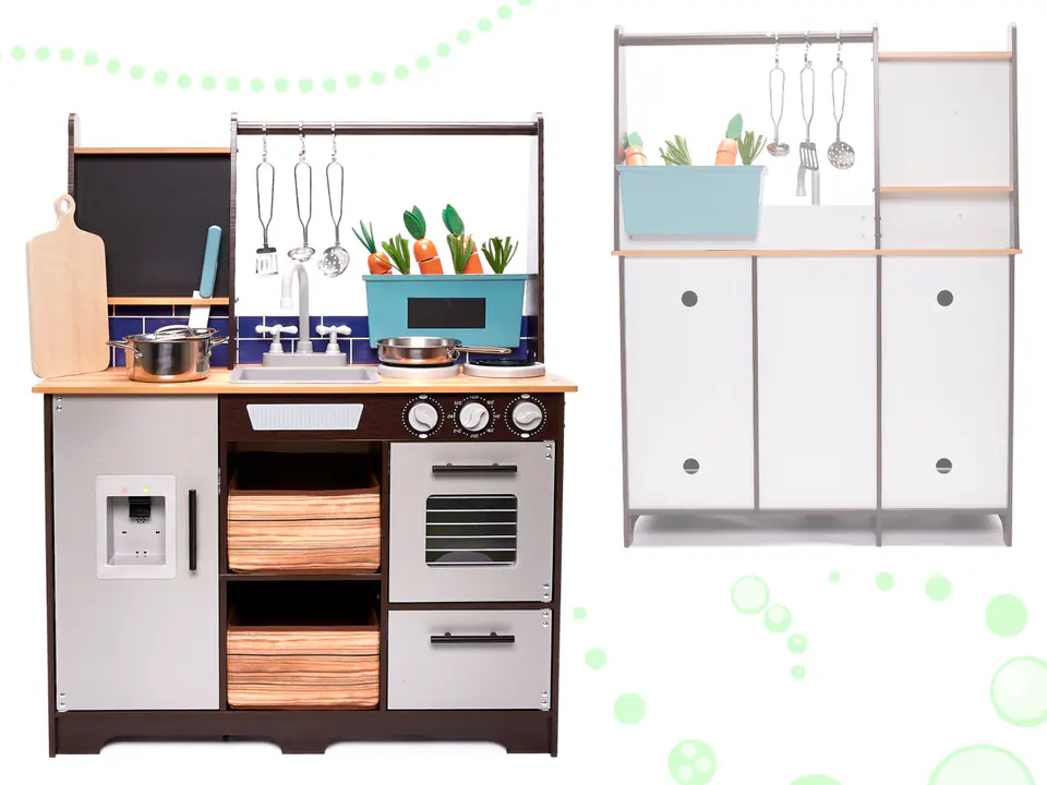 Wooden kitchen MDF with accessories LOFT XXL 96cm