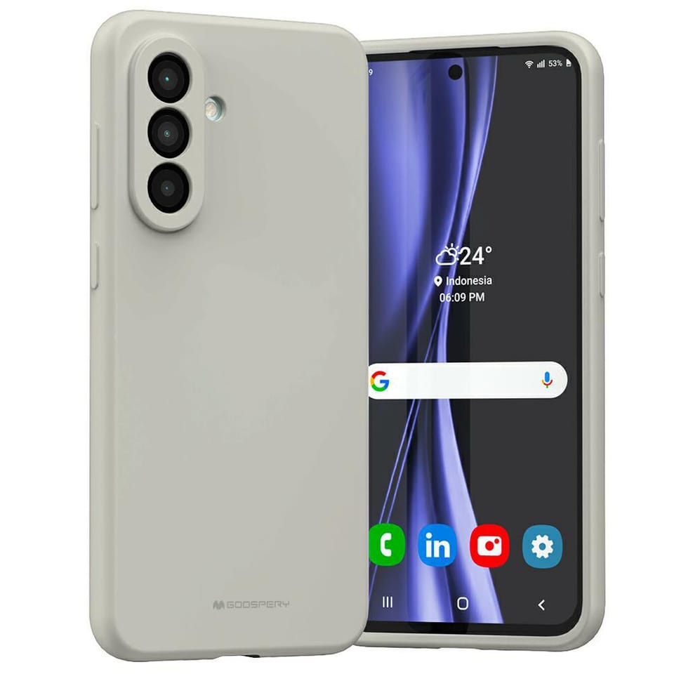 Etui Mercury Silicone do Samsung Galaxy  A36 kamienny