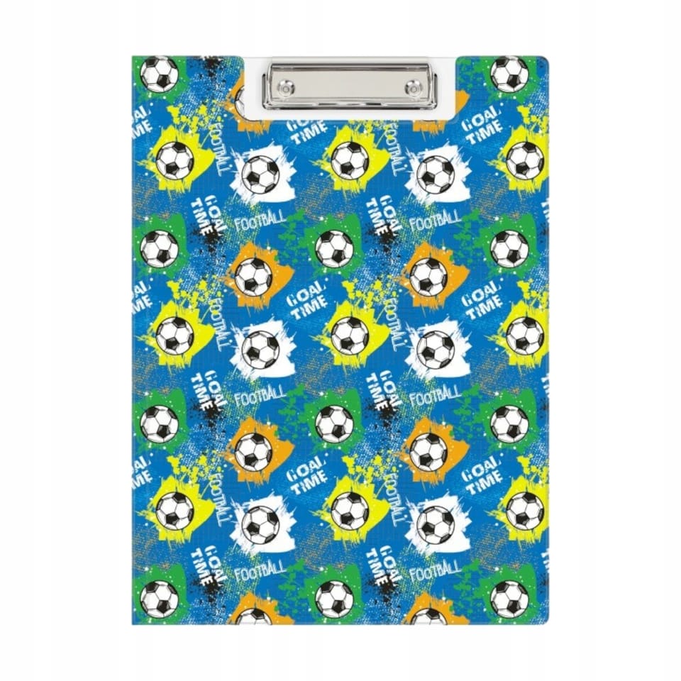 Teczka z klipem A4 z nadrukiem FOOTBALL KHN-04-34 BIURFOL