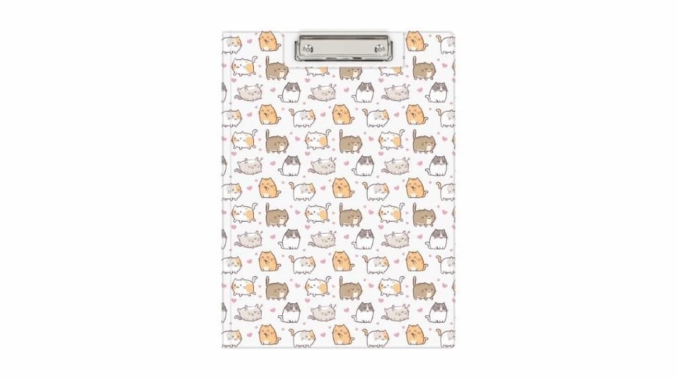 Teczka z klipem A4 z nadrukiem KITTENS KHN-04-35 BIURFOL