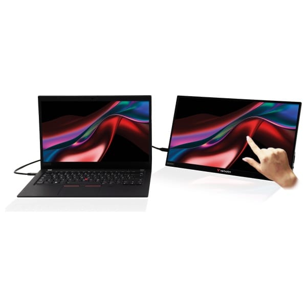 Monitor przenośny dotykowy Verbatim ALU  13.3" WUXGA z powerbankiem 5000mAh czarny 32087