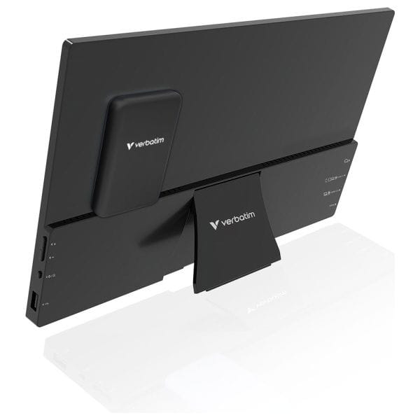 Monitor przenośny dotykowy Verbatim ALU  13.3" WUXGA z powerbankiem 5000mAh czarny 32087