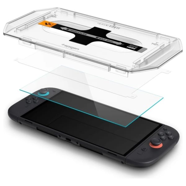 Szkło hartowane Spigen Glas.TR EZ FIT do Nintendo Switch 2 (2szt)