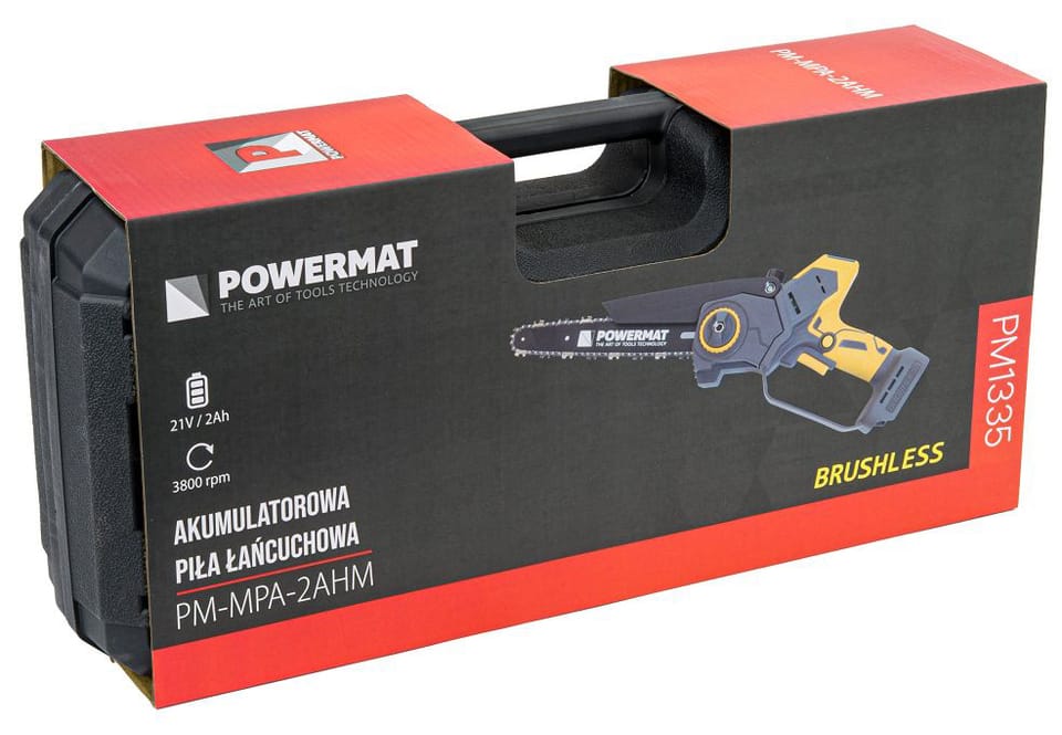 Akumulatorowa piła łańcuchowa Powermat PM-MPA-2AHM