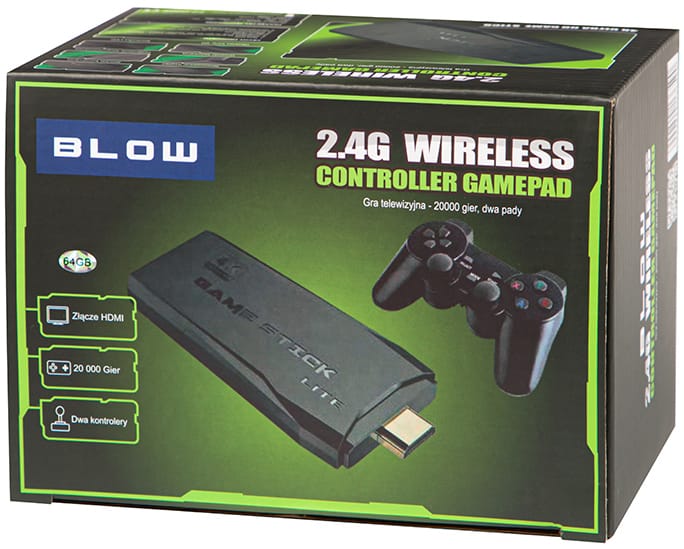 Gra telewizyjna na HDMI. Dwa pady, 20000 gier. Blow