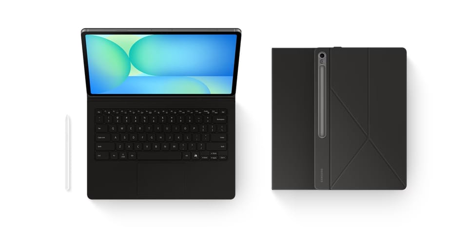 Etui Samsung Book Cover Keyboard AI Key  do Galaxy Tab S10 FE+ biały