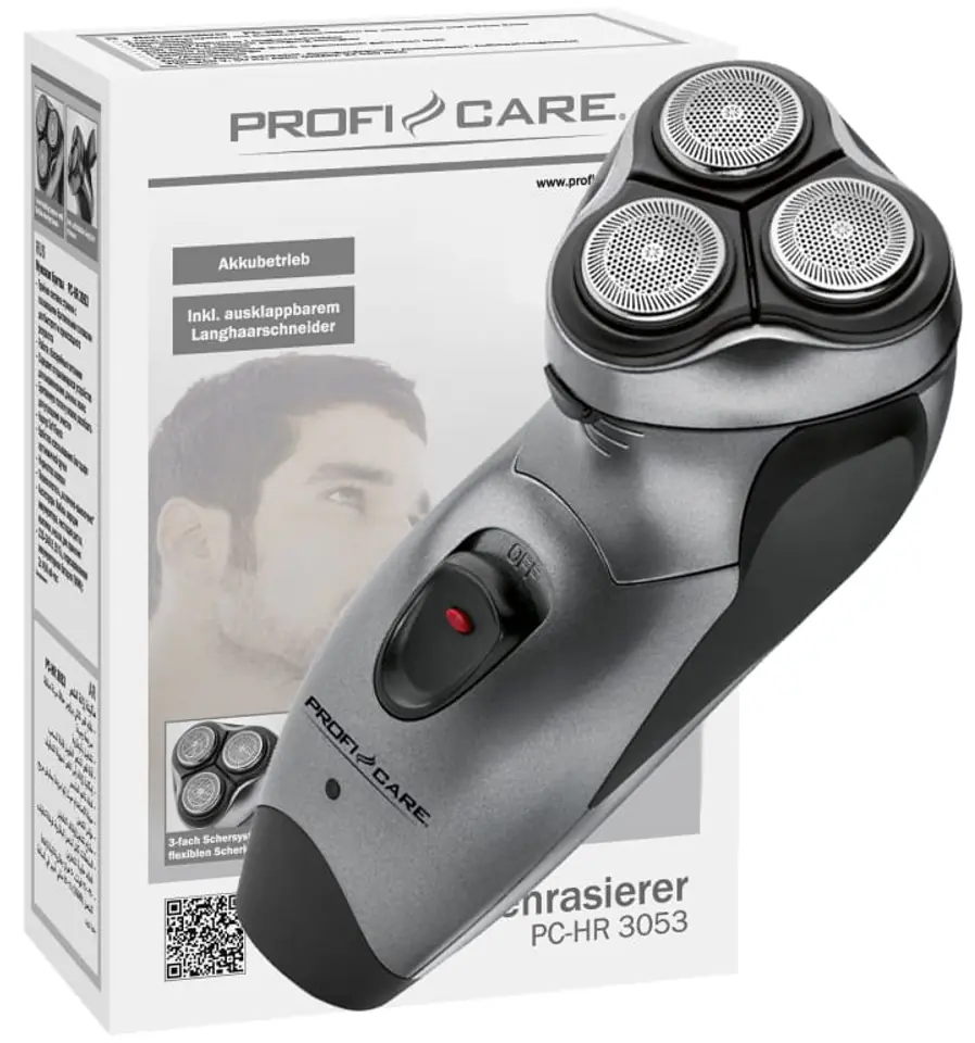 Bezprzewodowa golarka Proficare PC-HR 3053 (szary)