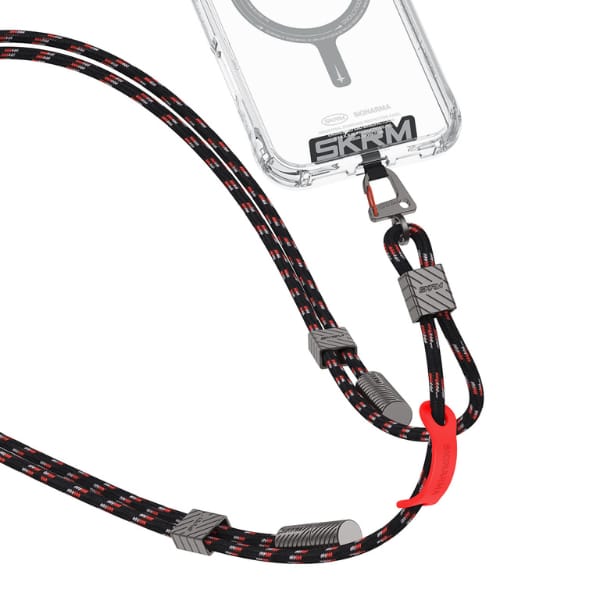 Uniwersalna smycz do telefonu kabel 2w1  Skinarma Dyno Ve USB-C/USB-C czarny