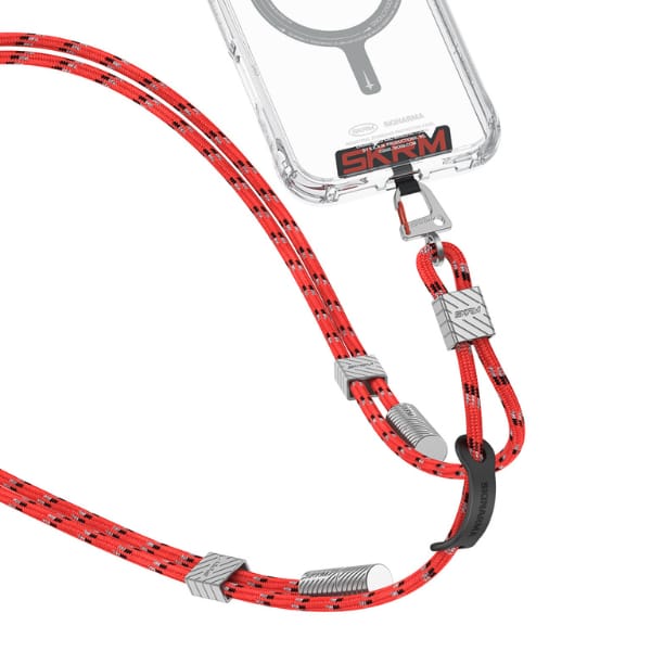 Uniwersalna smycz do telefonu kabel 2w1  Skinarma Dyno Ve USB-C/USB-C czerwony