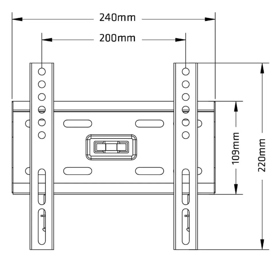 Uchwyt do telewizora 13-42", do 35kg, Maclean