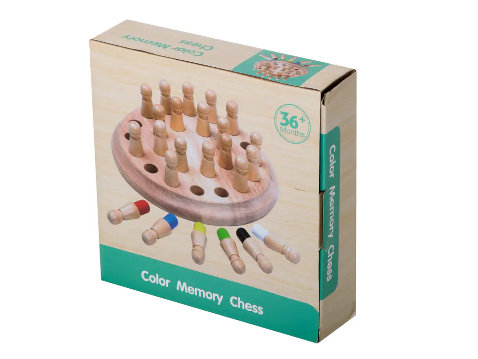 Chinese memory game match colors wooden