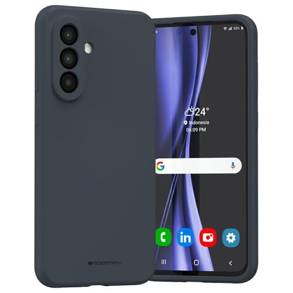 Etui Mercury Silicone do Samsung Galaxy  A56 granatowy