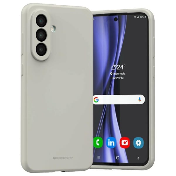 Etui Mercury Silicone do Samsung Galaxy  A56 kamienny