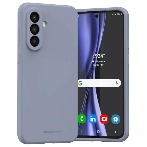 Etui Mercury Silicone do Samsung Galaxy  A56 lawendowy