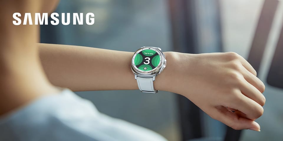 Pasek Samsung Hybrid do Galaxy Watch8    Classic (S/M/L) czarny