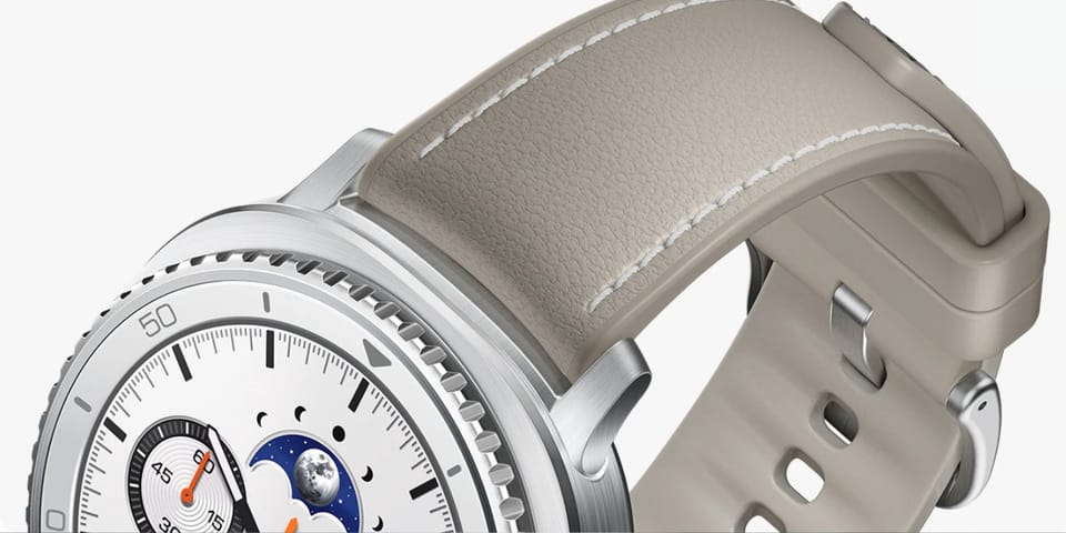Pasek Samsung Hybrid do Galaxy Watch8    Classic (S/M/L) czarny