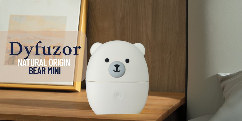 Dyfuzor Natural Origin Bear mini biały