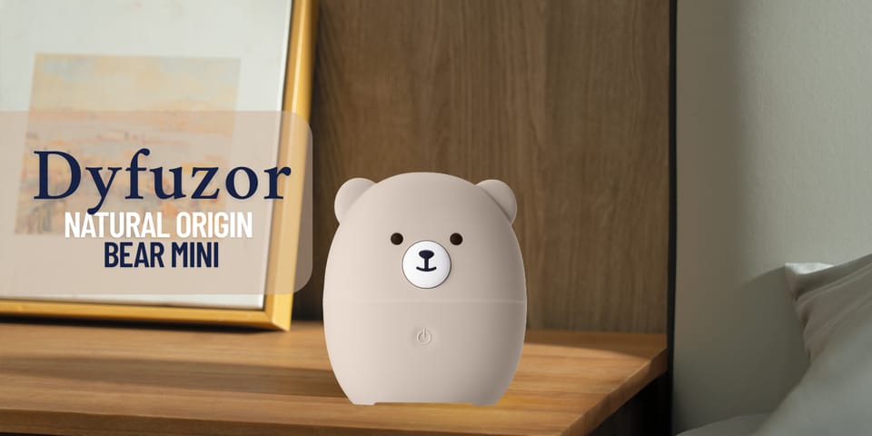 Dyfuzor Natural Origin Bear mini szary