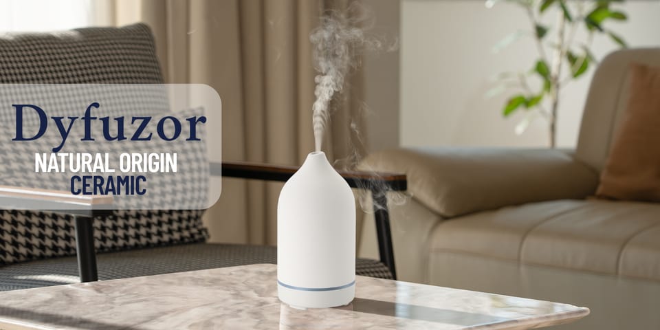 Dyfuzor Natural Origin Ceramic biały