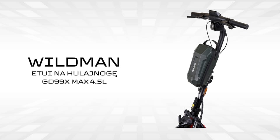 Etui/uchwyt na hulajnogę WILDMAN GD99X   Max 4.5L sakwa na ramę czarna