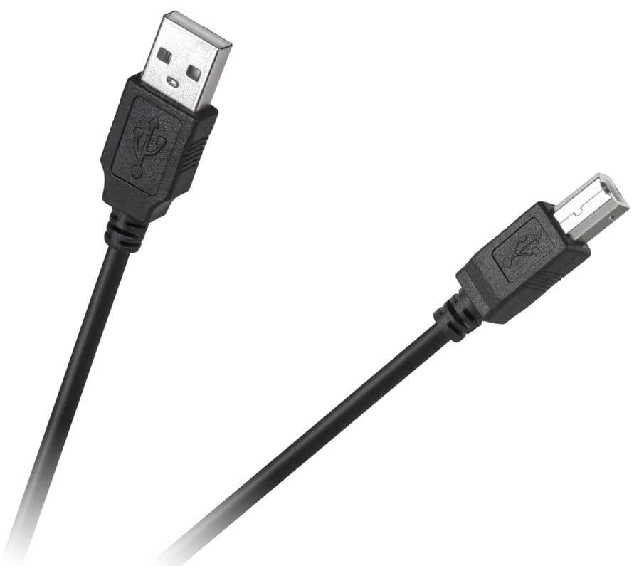 Kabel USB komputer drukarka 1,8m czarny
