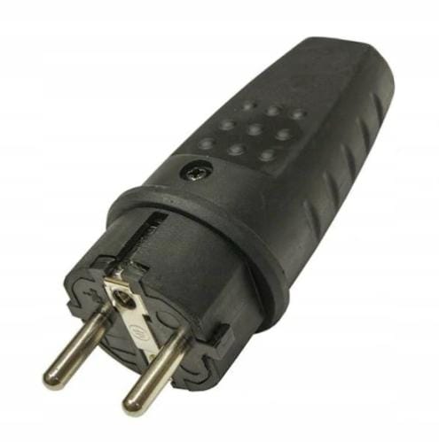 Wtyczka gumowa z/u 16A 250V IP44 LUX D.3158L