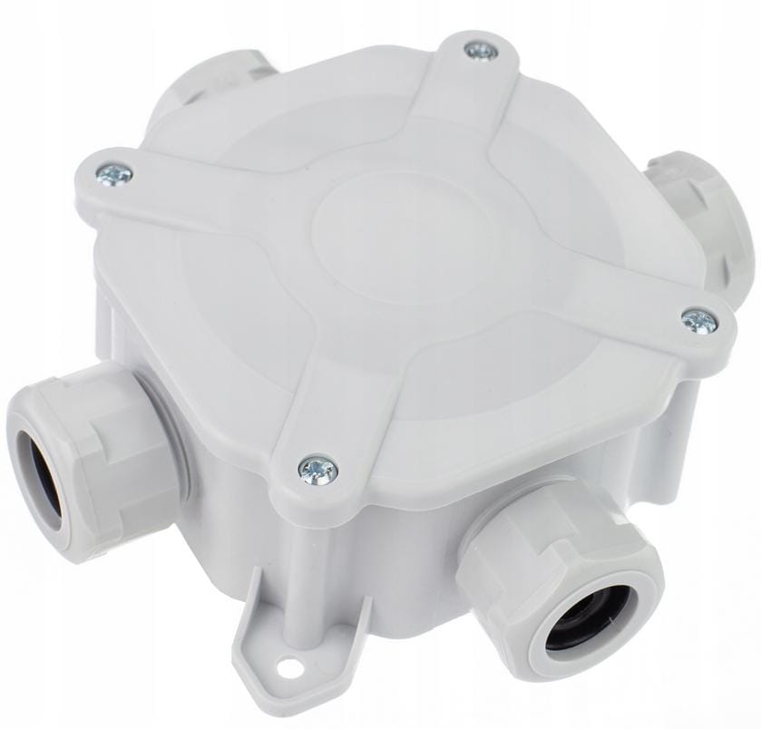 Puszka n/t hermetyczna PH PG16 75x75x33 5x4mm2 IP67 szara A.0035