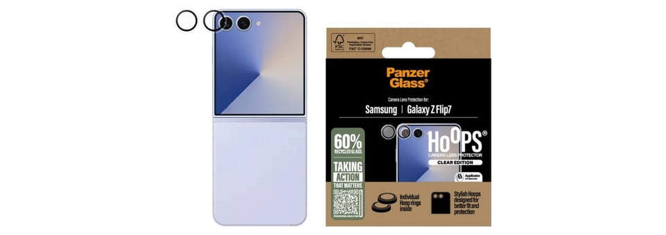 Szkło hartowane na obiektyw PanzerGlass  Hoops do Samsung Galaxy Z Flip7