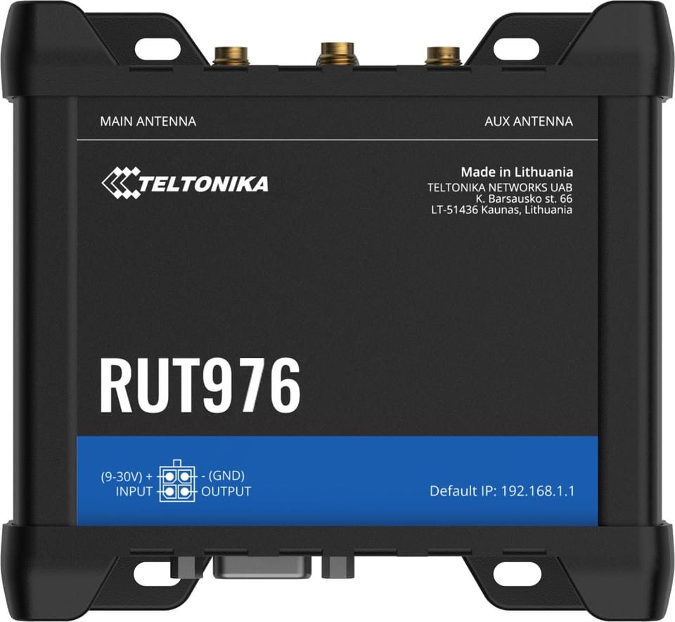 Teltonika RUT976 router przemysłowy 5G RedCup (RUT976000000)