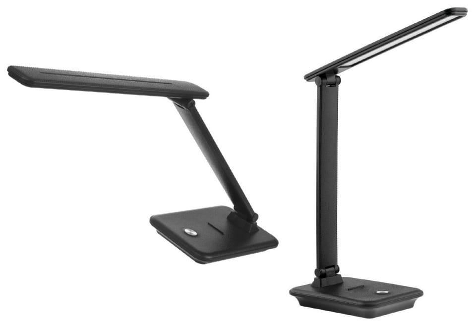 Lampka biurkowa LED 9W, 230V, zmiany barwy, ściemniacz, MCE614 B