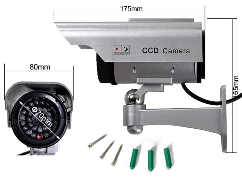 Solarna atrapa kamery SOL1200 migająca dioda
