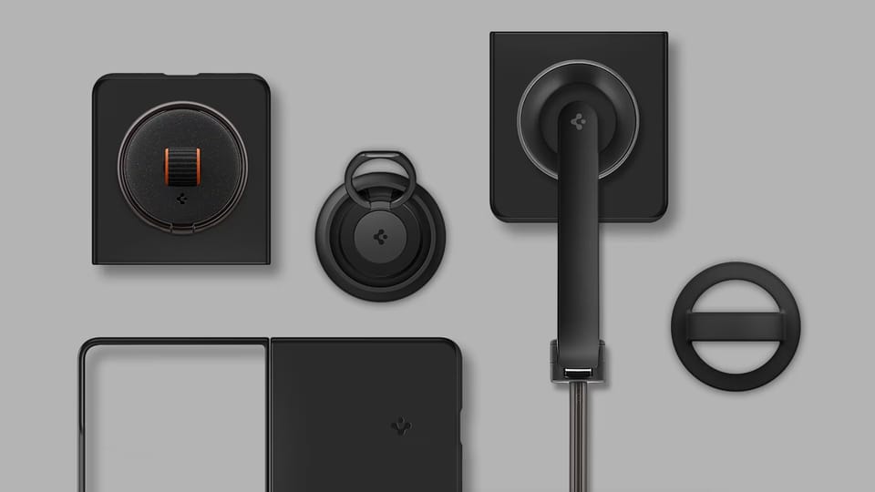 Etui Samsung Spigen Thin Fit Magnet do   Galaxy Z Flip7 czarny