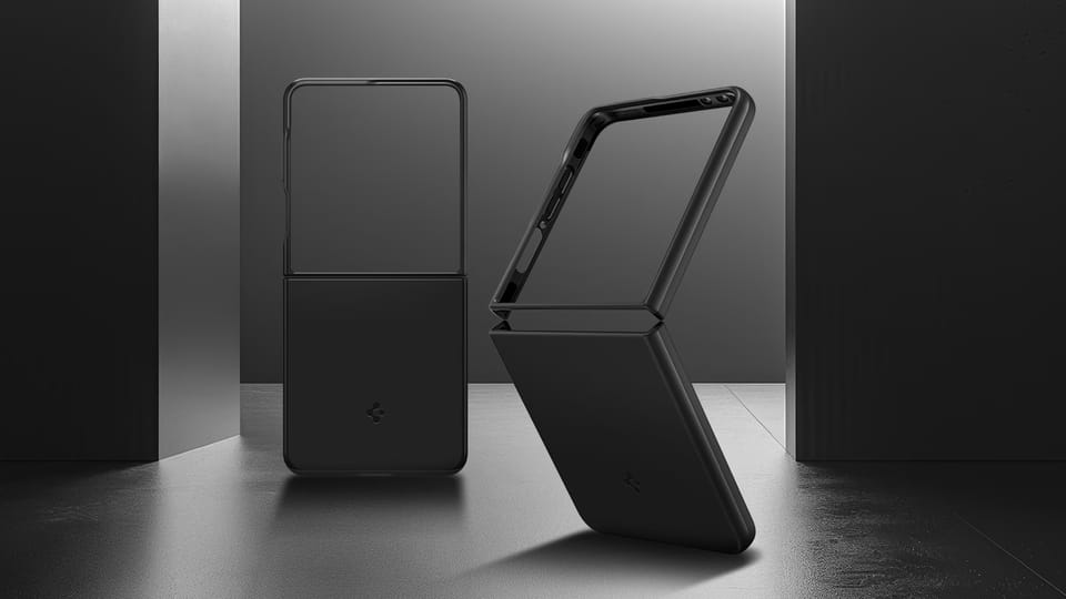 Etui Samsung Spigen Thin Fit Magnet do   Galaxy Z Flip7 czarny