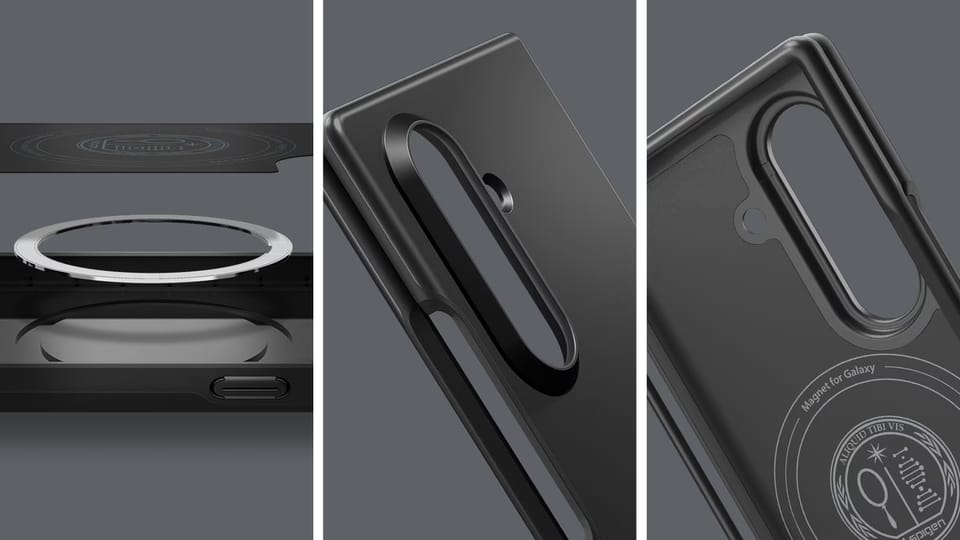 Etui Samsung Spigen Thin Fit Magnet do   Galaxy Z Fold7 czarny