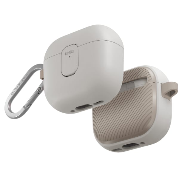 Etui UNIQ Clyde do AirPods 4 Lock Case   beżowy
