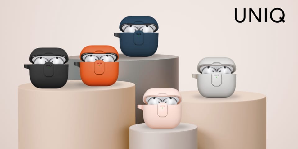 Etui UNIQ Clyde do AirPods 4 Lock Case   beżowy